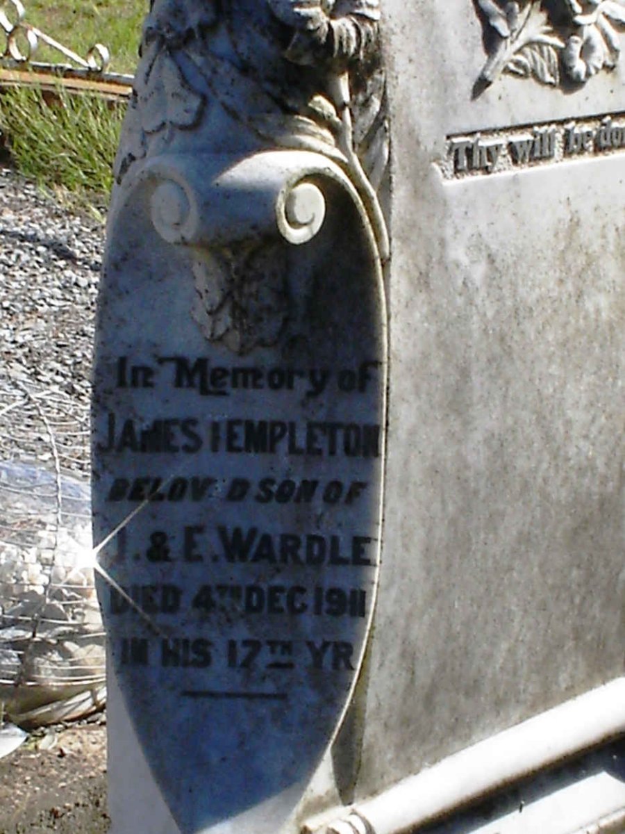 WARDLE James Templeton -1911