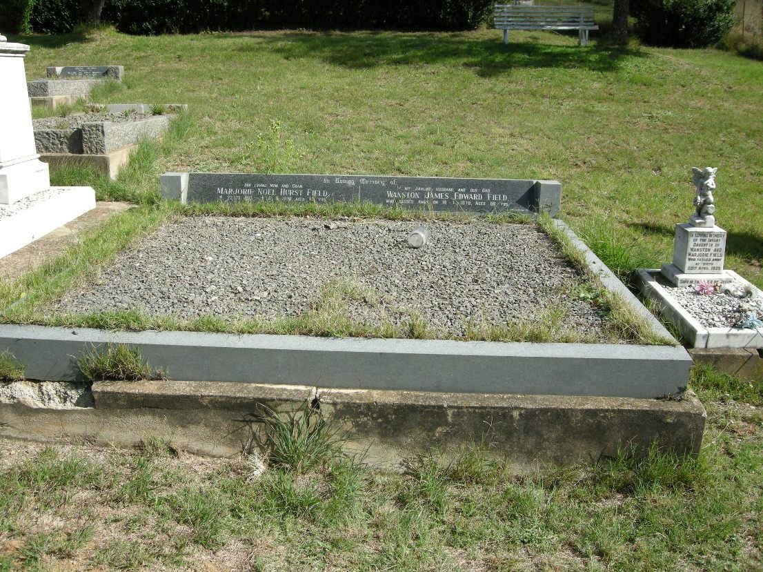 FIELD Wanston James Edward -1979 &amp; Marjorie Noel Hurst 1913-1996