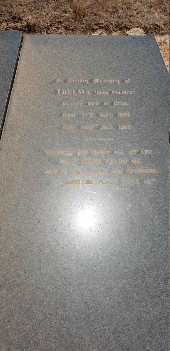 MILES Thelma nee PALMER 1899-1985