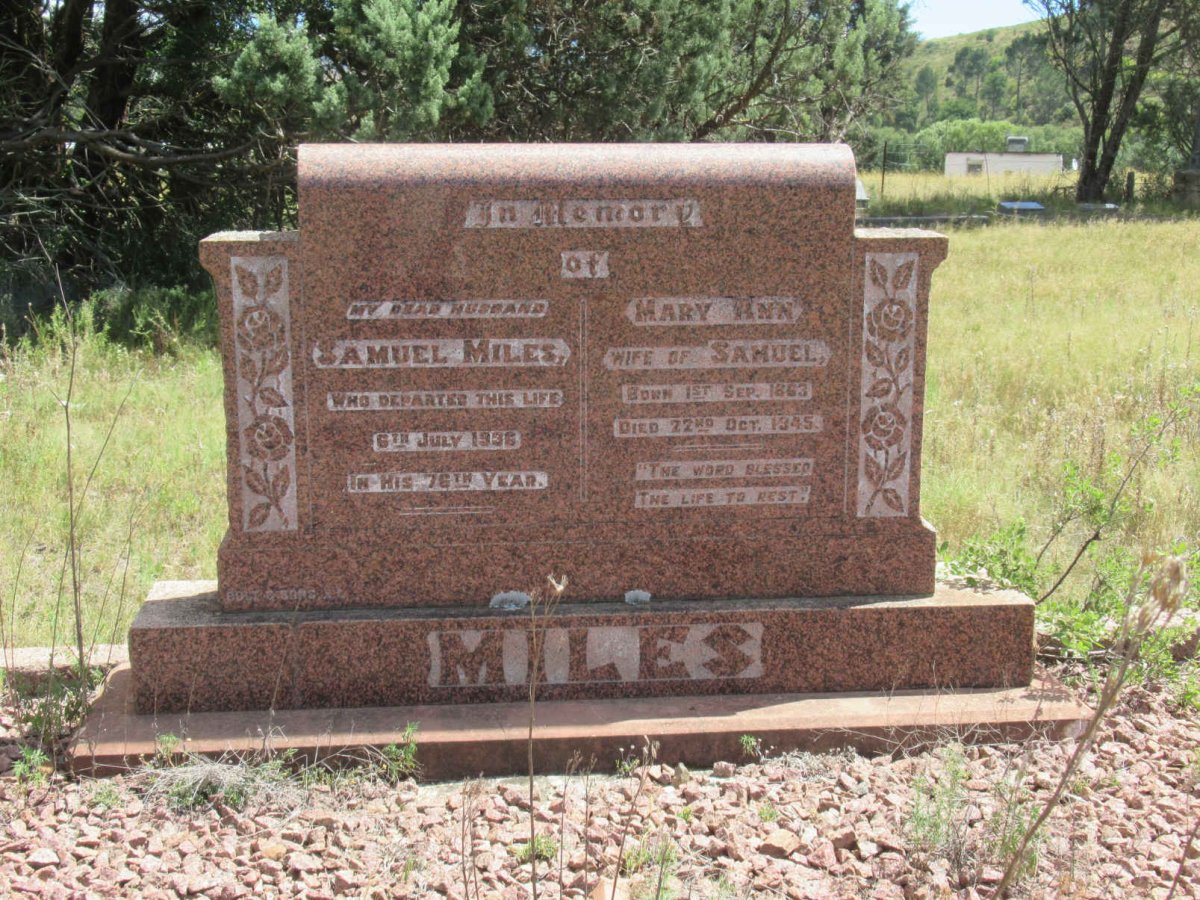 MILES Samuel -1936 & Mary Ann 1863-1945