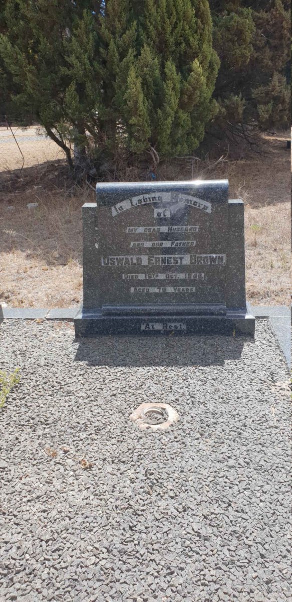 BROWN Oswald Ernest -1946