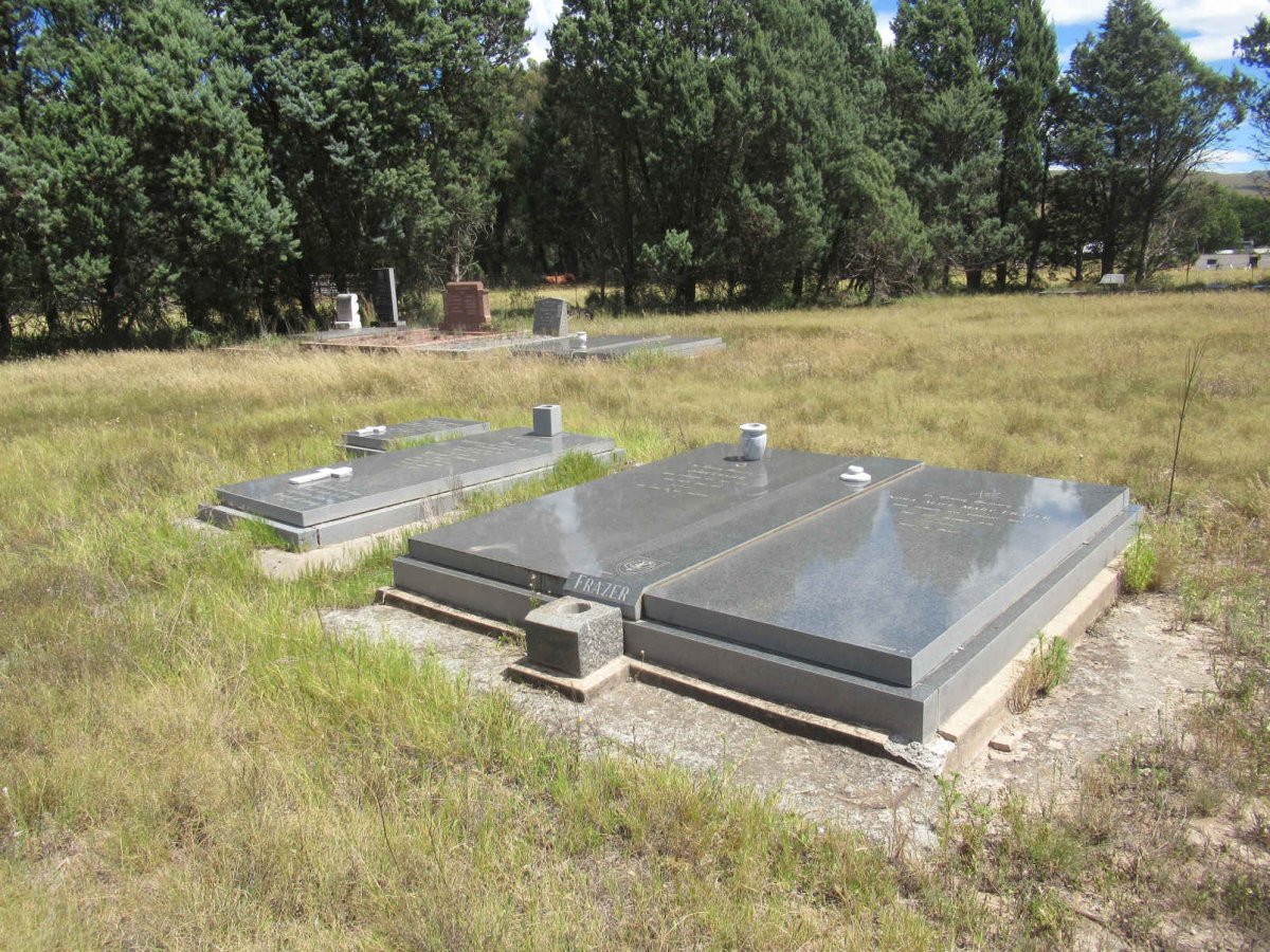 2. Overview of FRAZER graves / Oorsig
