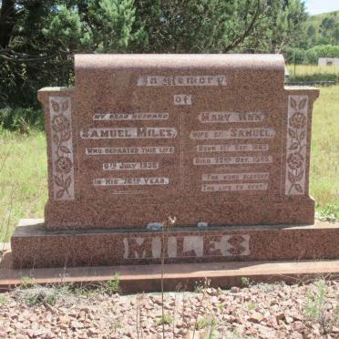 MILES Samuel -1936 & Mary Ann 1863-1945