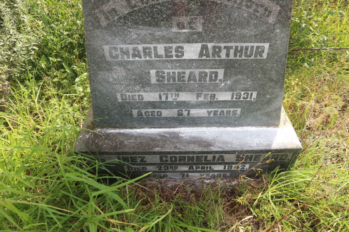 SHEARD Charles Arthur -1931 &amp; Inez Cornelia -1942