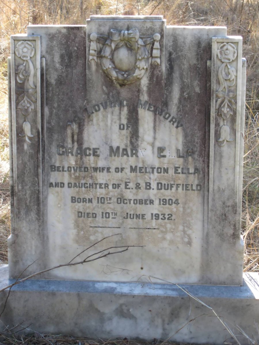 ELLA Grace Mary nee DUFFIELD  1904-1932