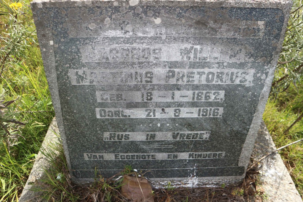 PRETORIUS Harodus Willem Martinus 1862-1916