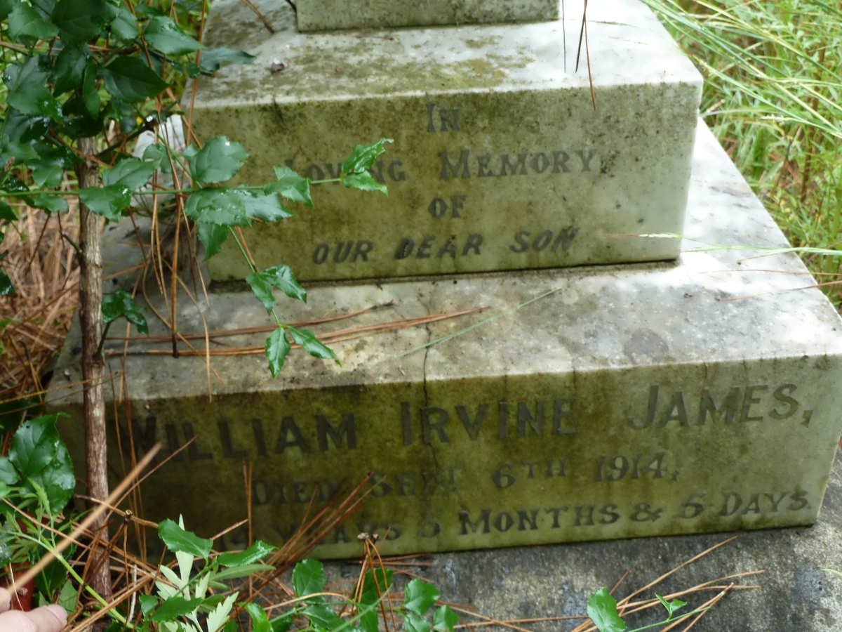 JAMES William Irvine -1914