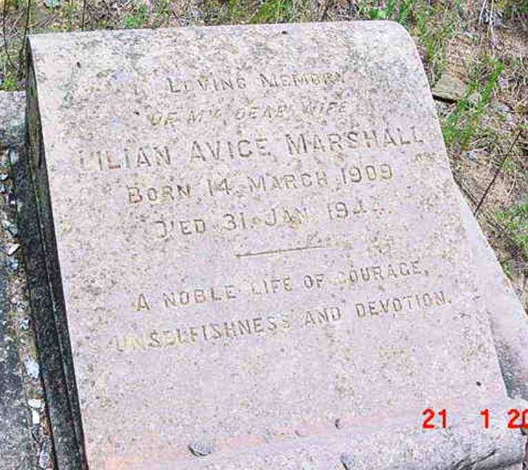 MARSHALL Lilian Avice 1909-1944