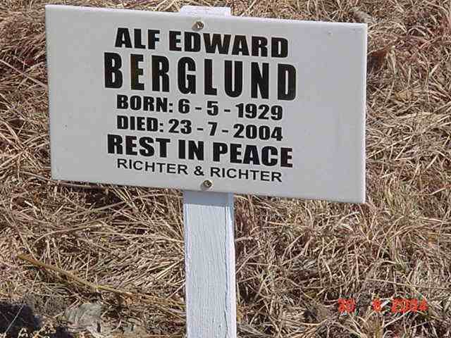 BERGLUND Alf Edward 1929-2004