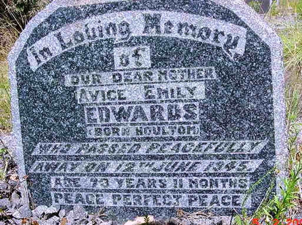 EDWARDS Avice Emily nee HOULTOM -1945