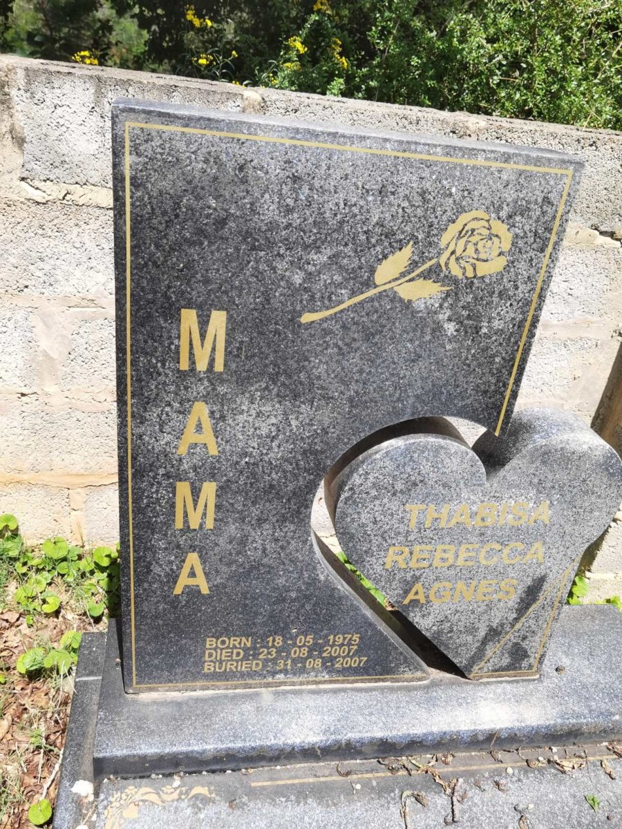 MAMA Thabisa Rebecca Agnes 1975-2007