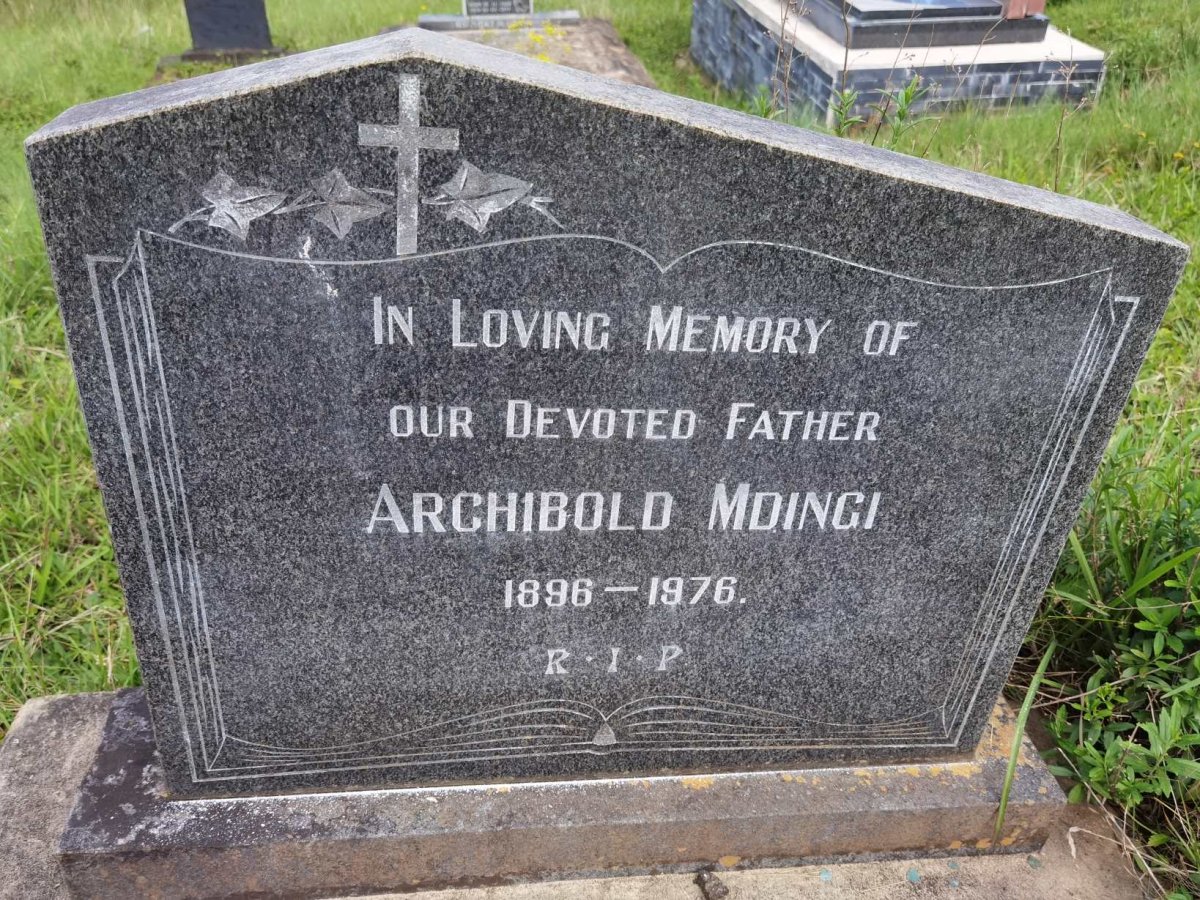 MDINGI Archibold 1896-1976