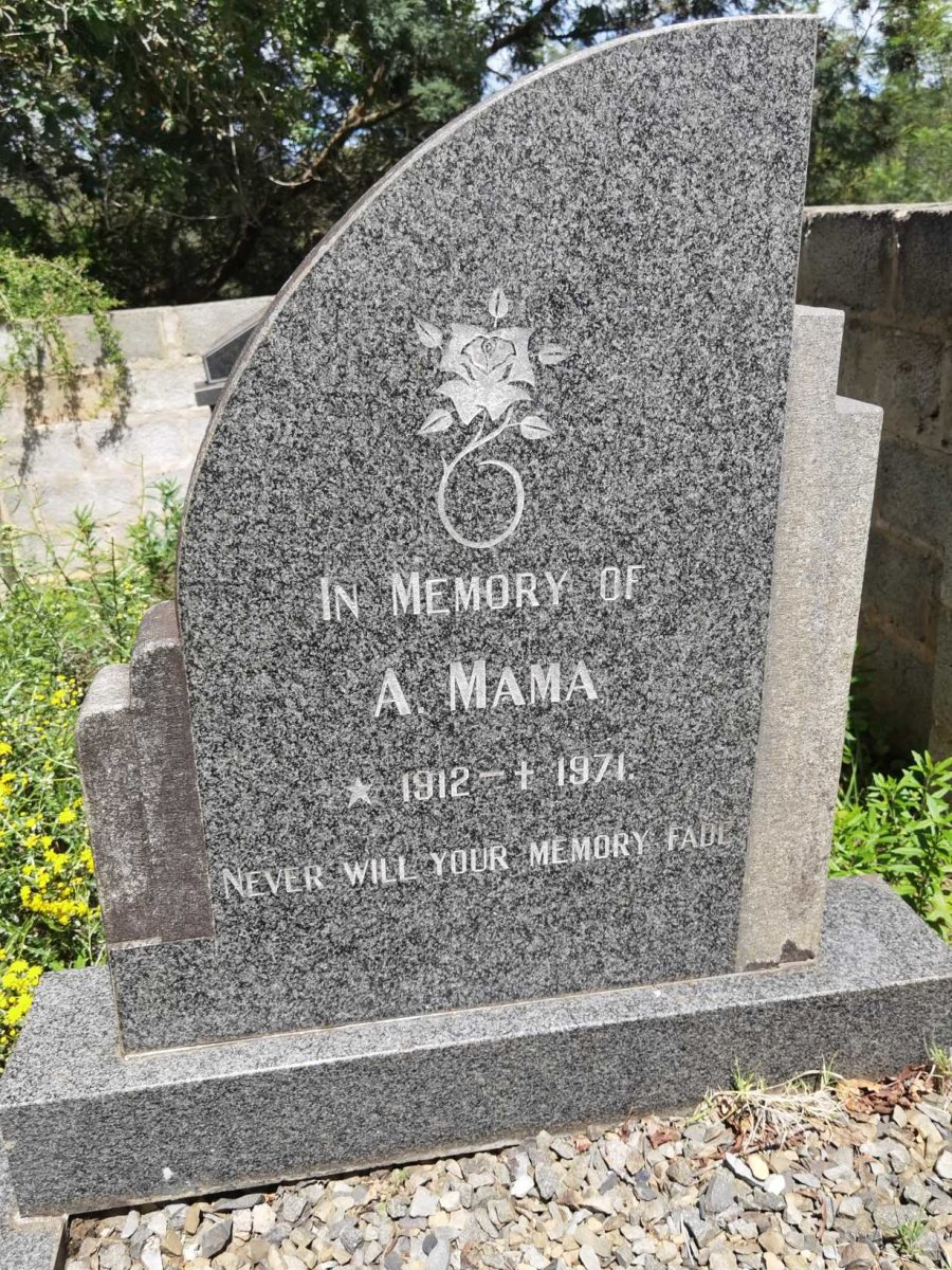 MAMA A. 1912-1971