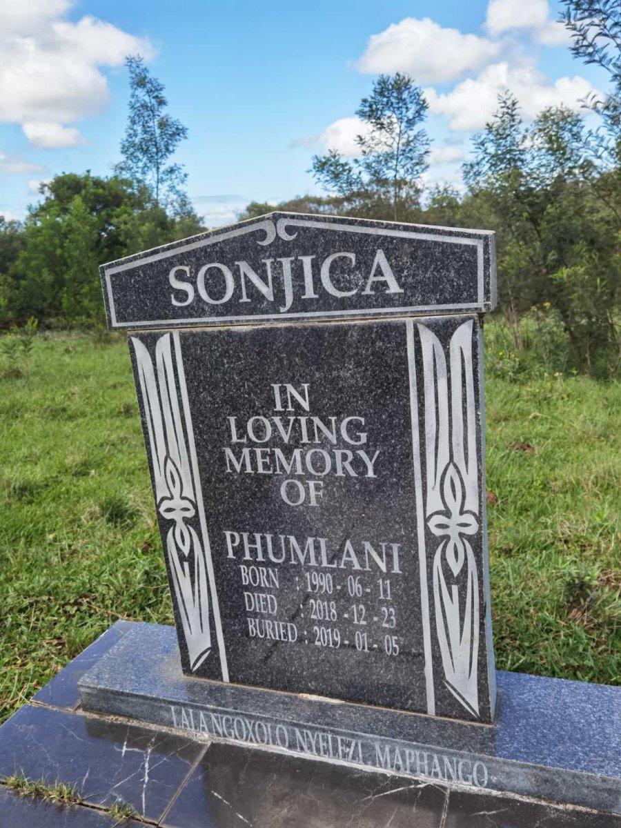 SONJICA Phumlani 1990-2018