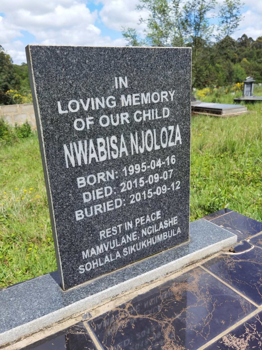 NJOLOZA Nwabisa 1995-2015