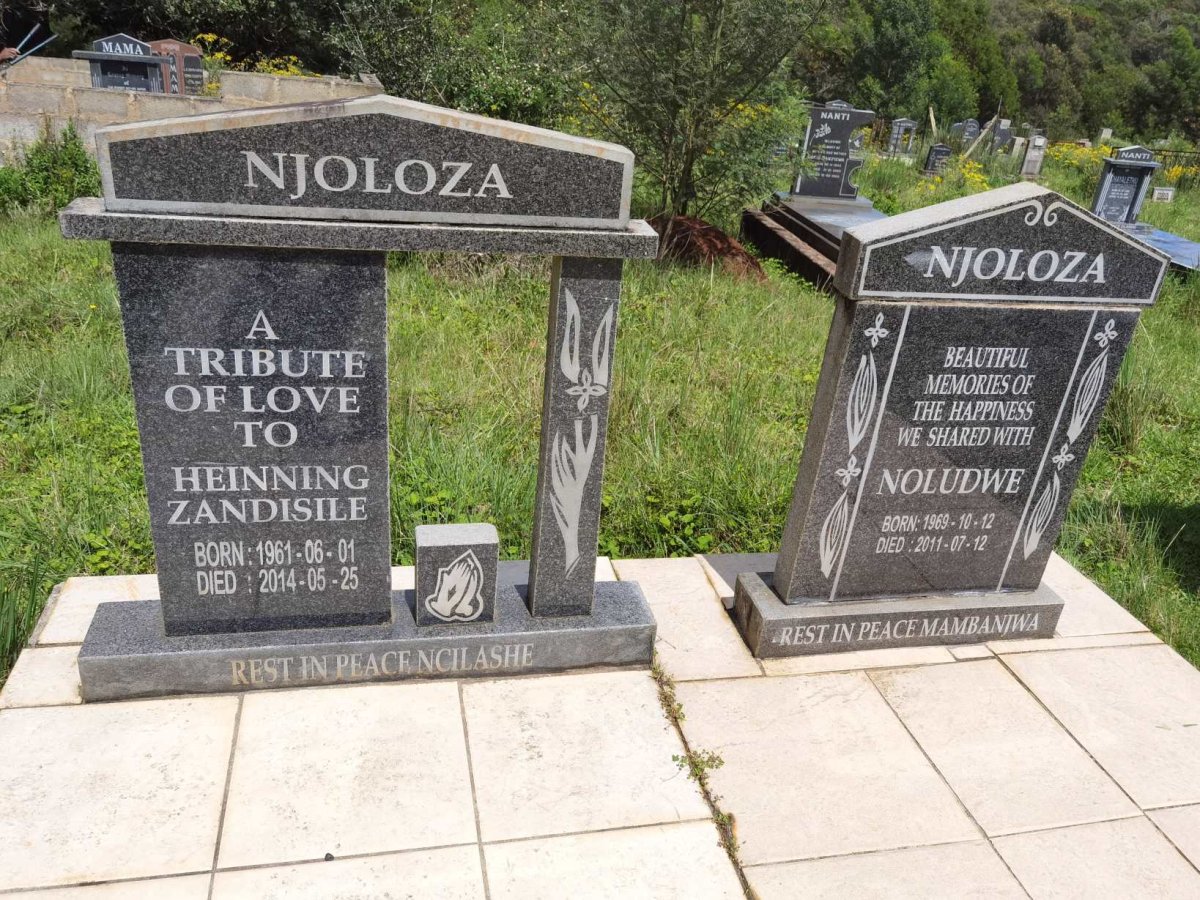 NJOLOZA Heinning Zandisile 1961-2014 &amp; Noludwe 1969-2011