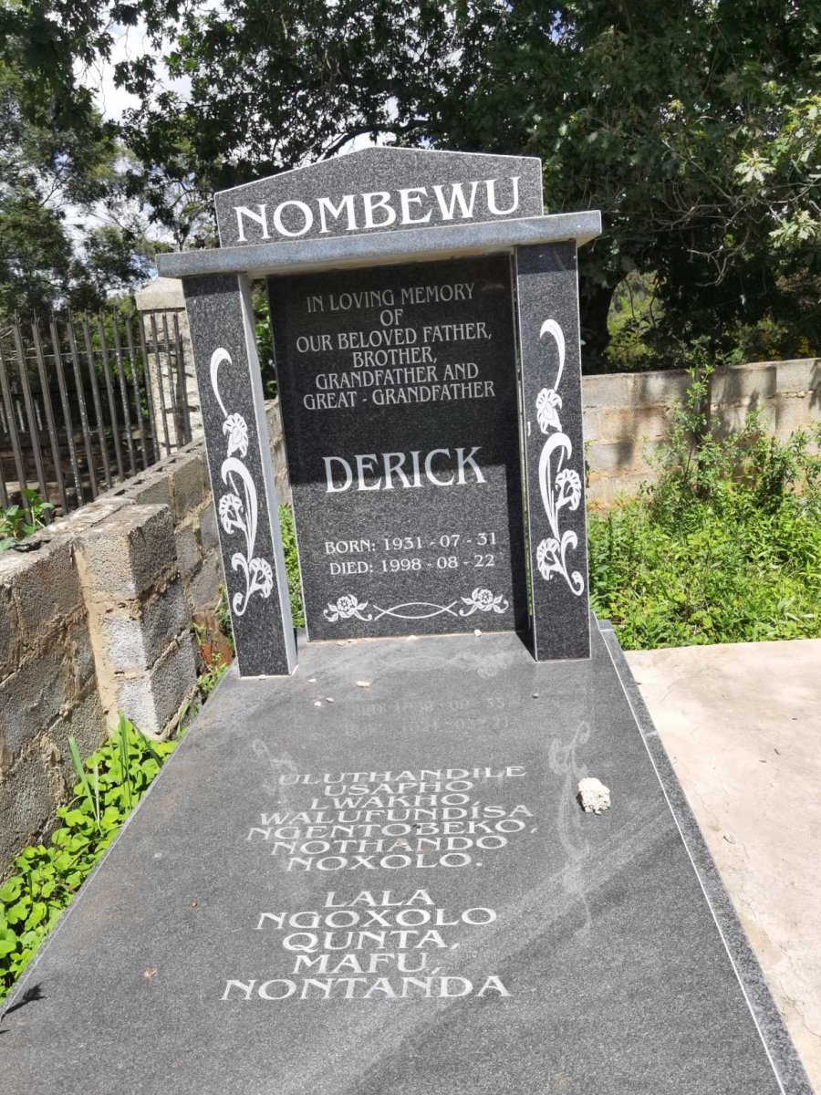 NOMBEWU Derick 1931-1998