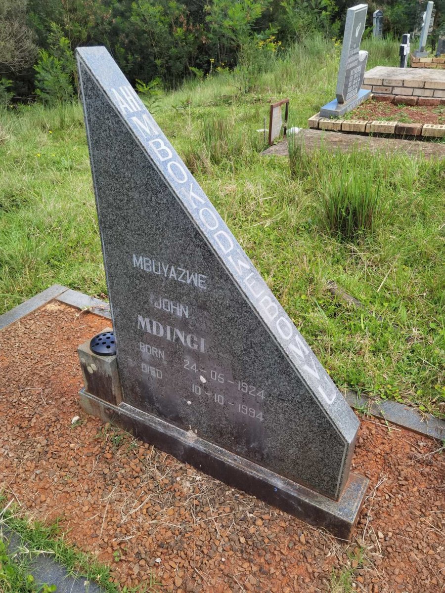 MDINGI Mbuyazwe John 1924-1994