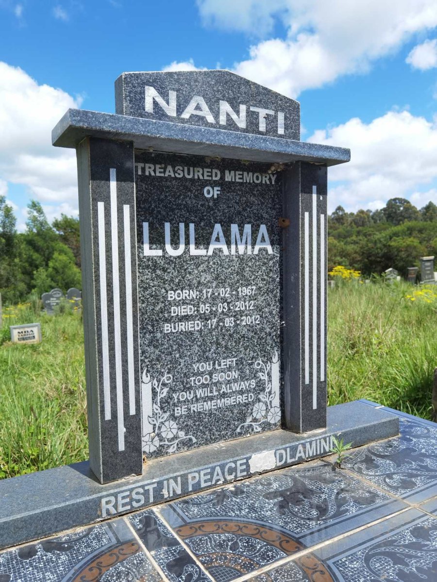 NANTI Lulama 1967-2012