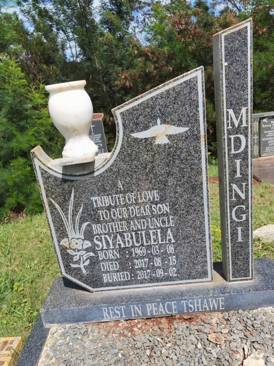 MDINGI Siyabulela 1969-2017