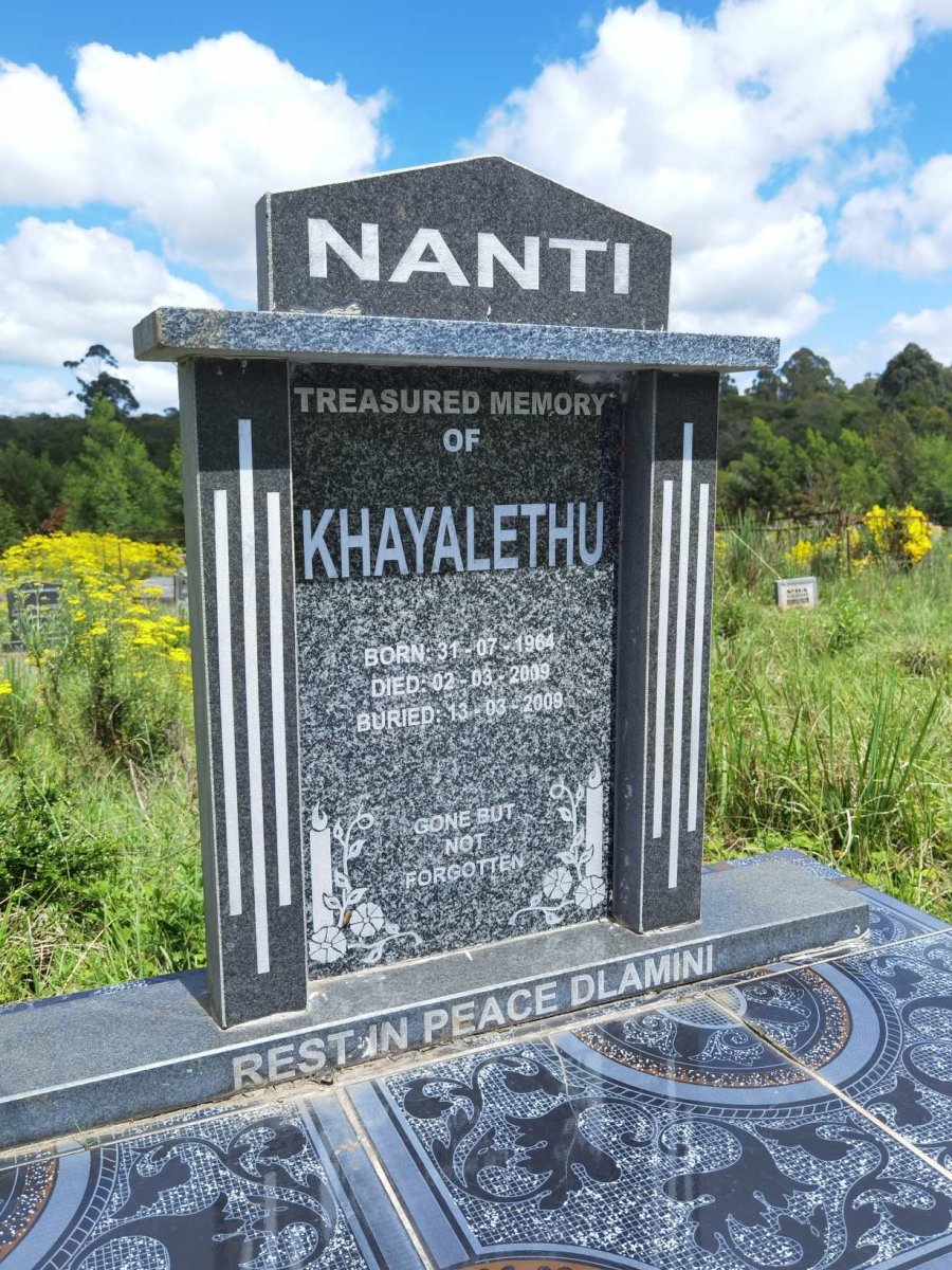 NANTI Khayalethu 1964-2009