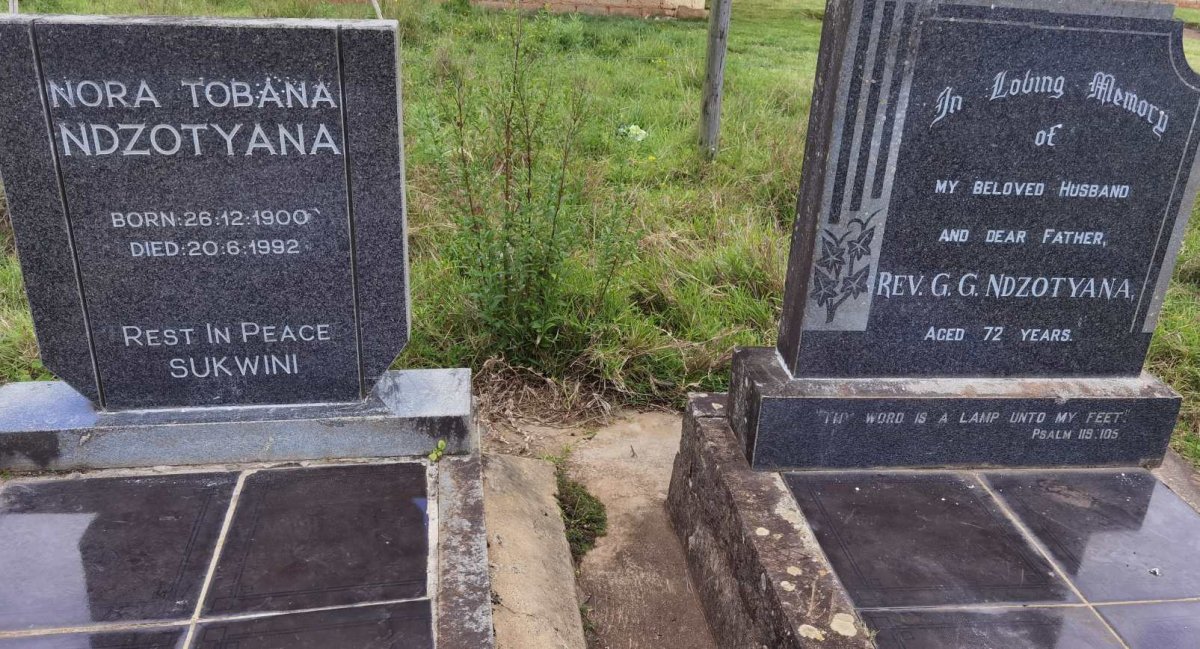 NDZOTYANA G.G. &amp; Nora Tobana 1900-1992