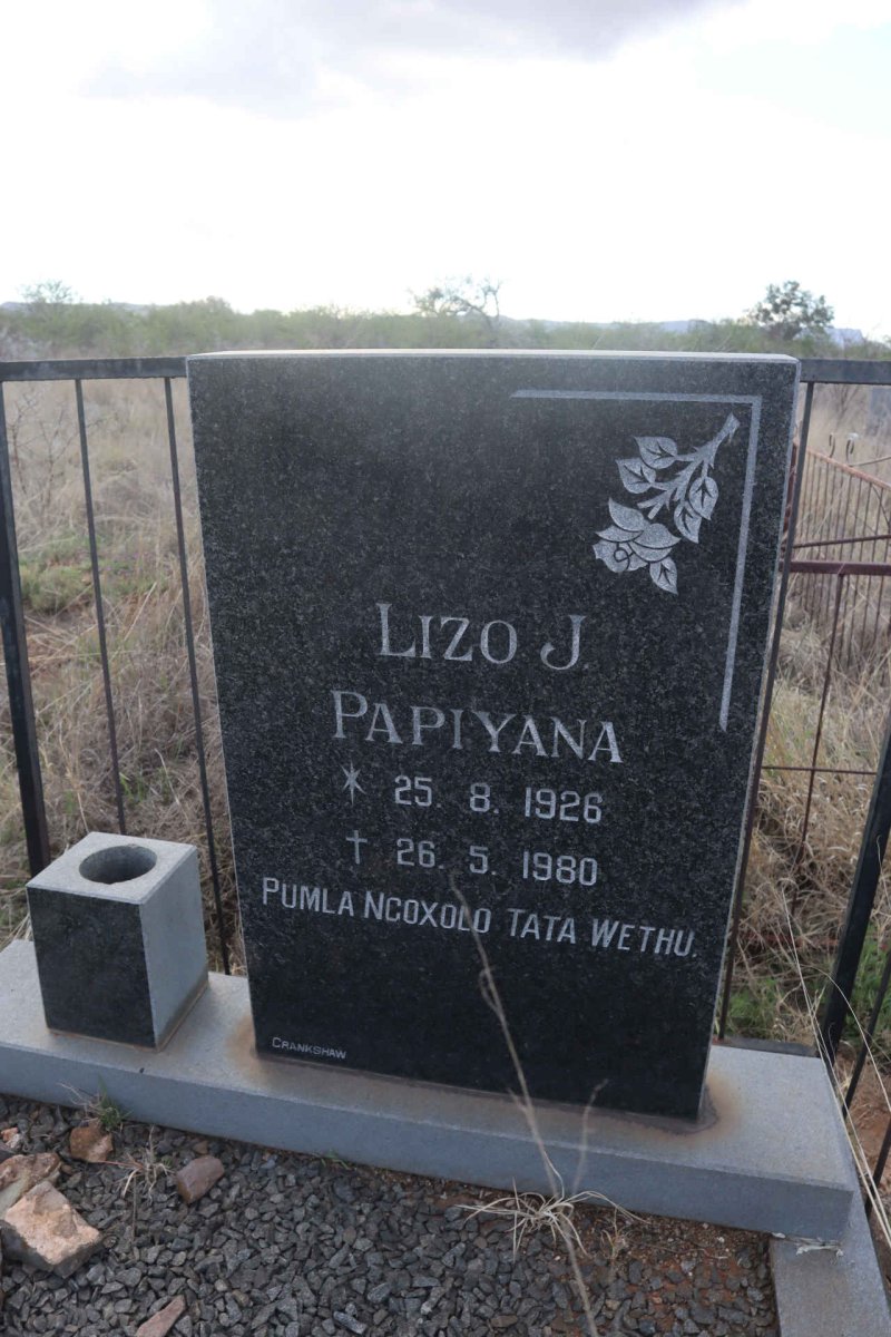 PAPIYANA Lizo J. 1926-1980