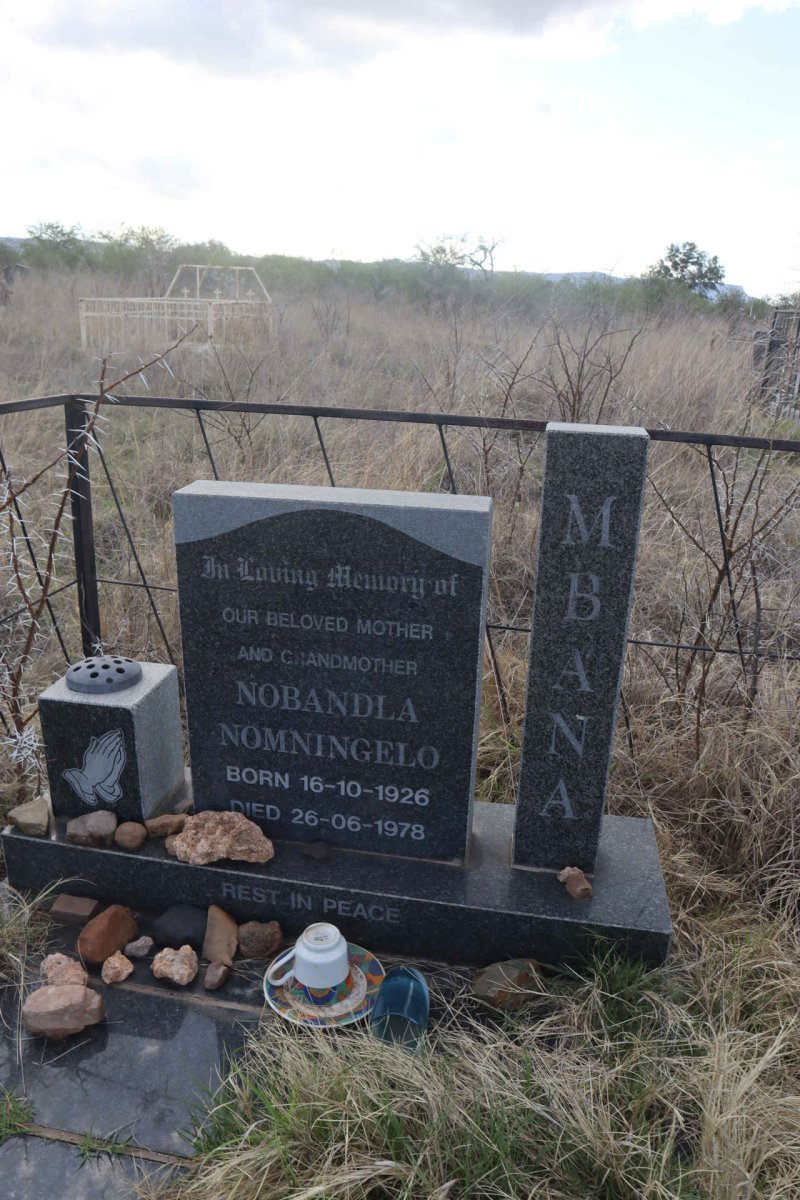 MBANA Nobandla Nomningelo 1926-1978
