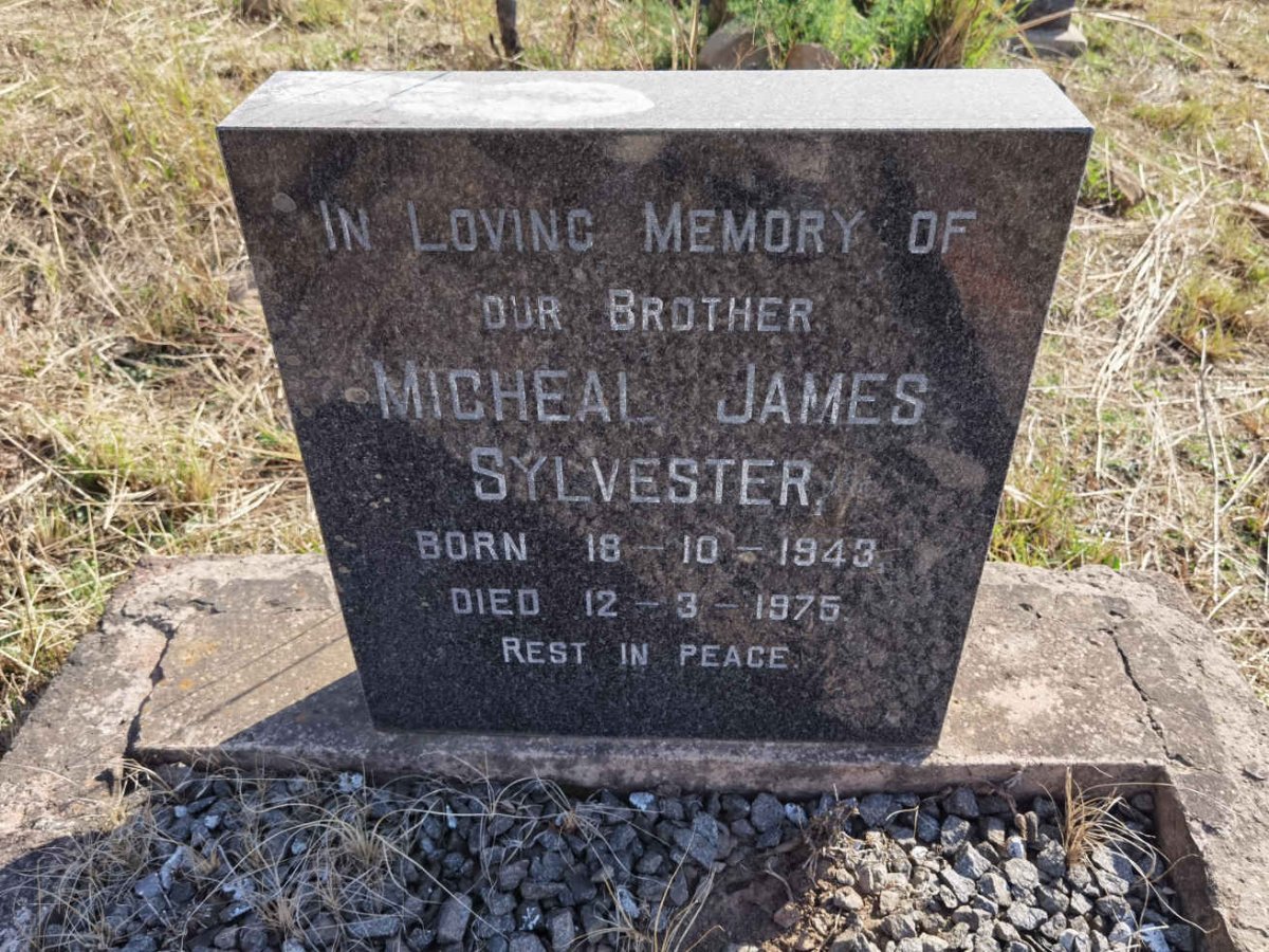 SYLVESTER Micheal James 1943-1975