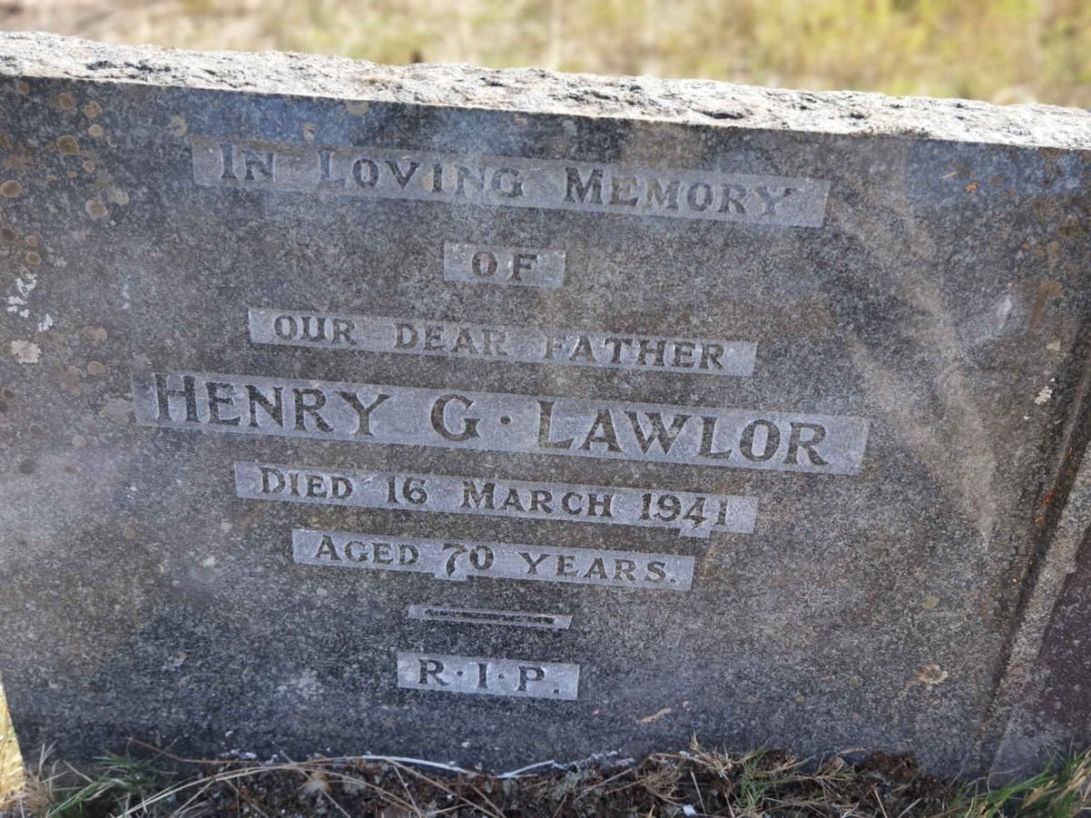 LAWLOR Henry G. -1941