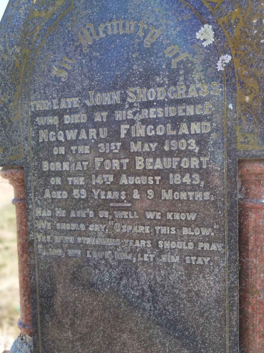 SNODGRASS John 1843-1903
