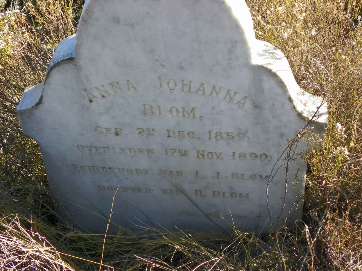 BLOM Anna Johanna nee BLOM 1859-1890
