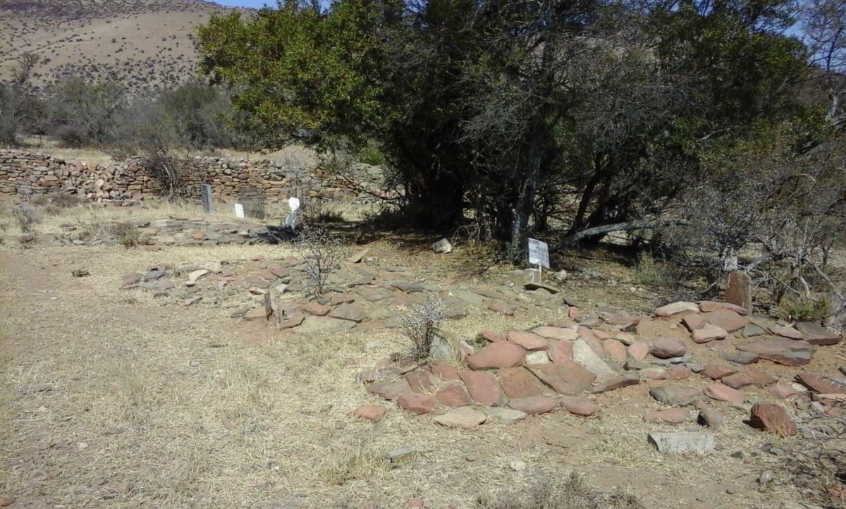 3. Overview outside walled section.