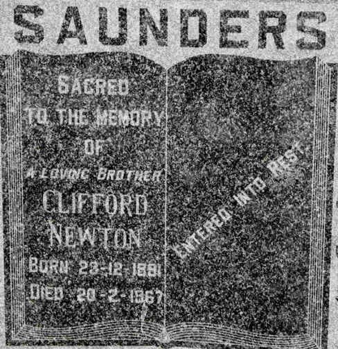 SAUNDERS Clifford Newton 1891-1967
