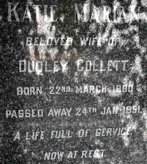 COLLETT Katie Marian 1880-1951