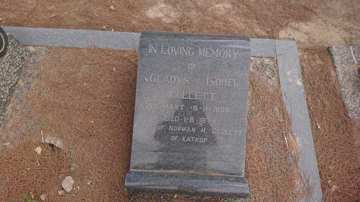 COLLETT Gladys Isobel nee HART 1886-1974