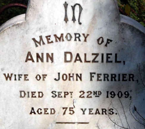 FERRIER Ann Dalziel -1909