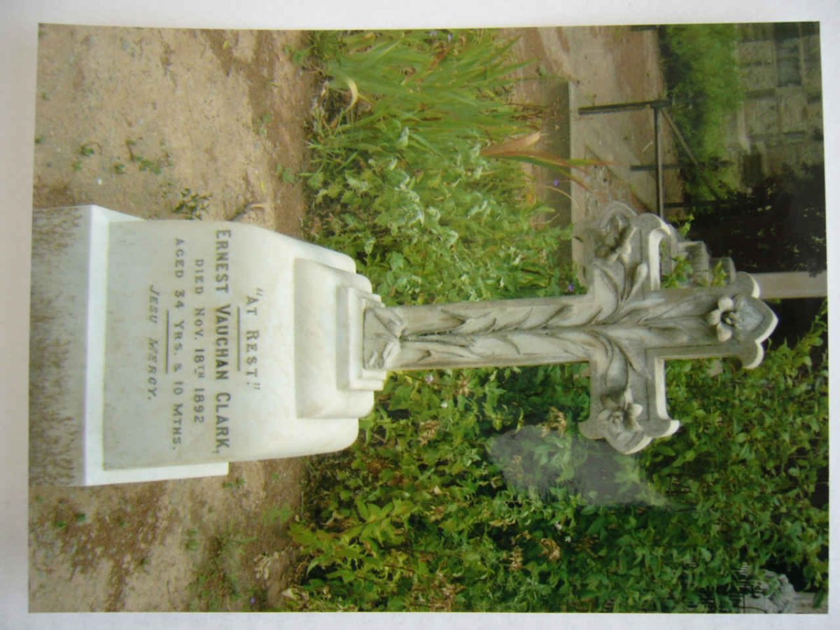 CLARK Ernest Vaughan -1892
