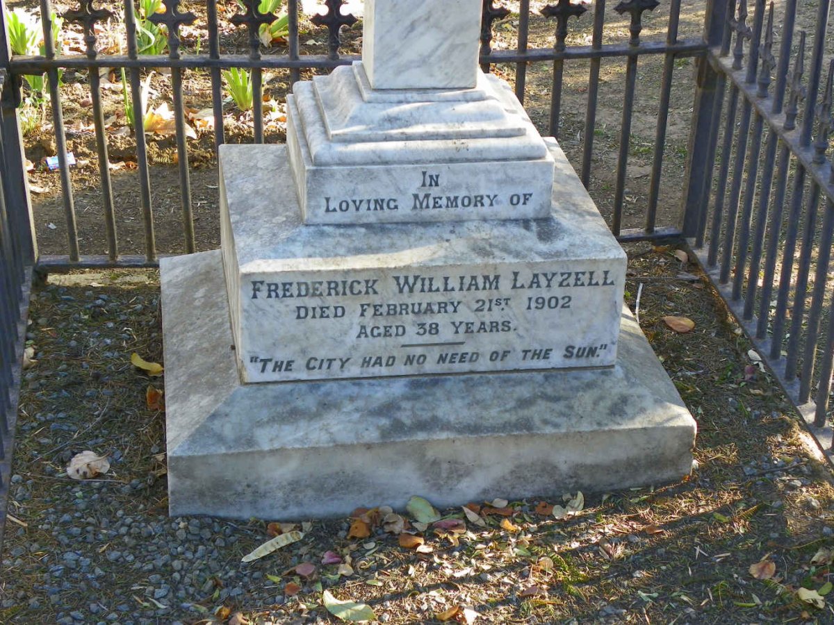 LAYZELL Frederick William -1902