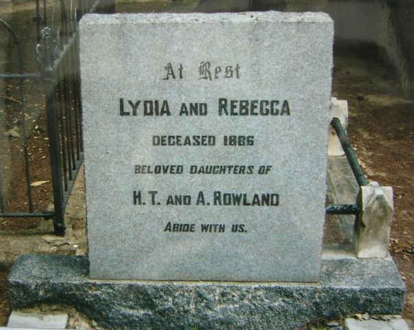 ROWLAND Lydia :: ROWLAND Rebecca 