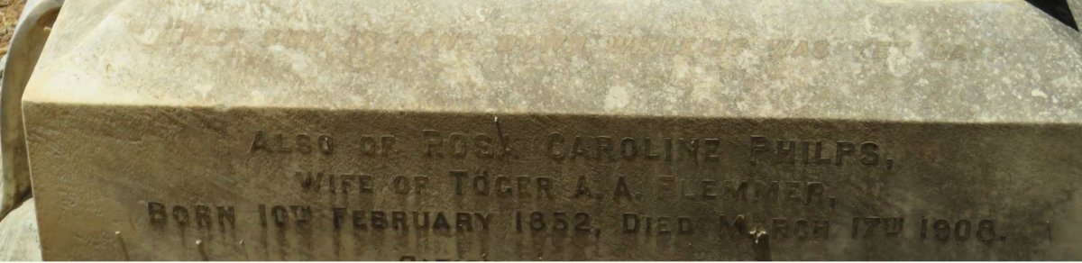 FLEMMER Rose Caroline nee PHILPS -1908