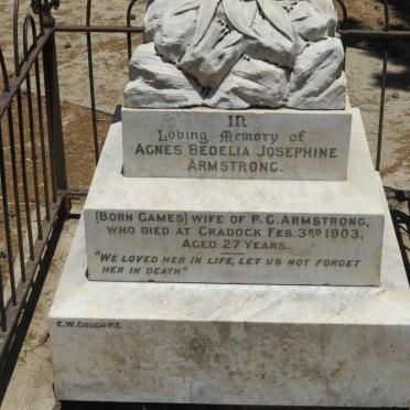 ARMSTRONG Agnes Bedelia Josephine nee GAMES -1903