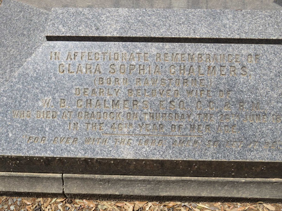 CHALMERS Clara Sophia nee RAWSTORNE -1879