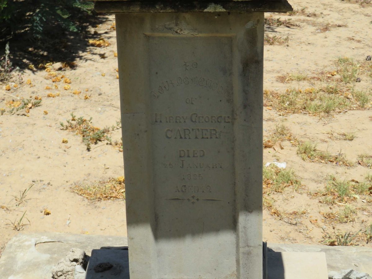 CARTER Harry George -1885
