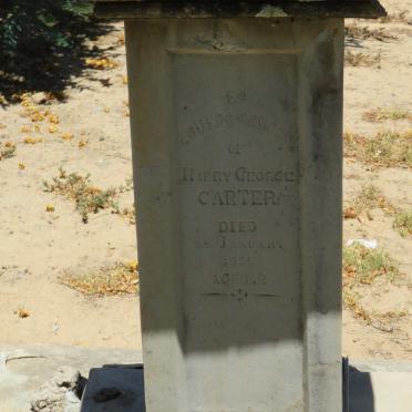 CARTER Harry George -1885