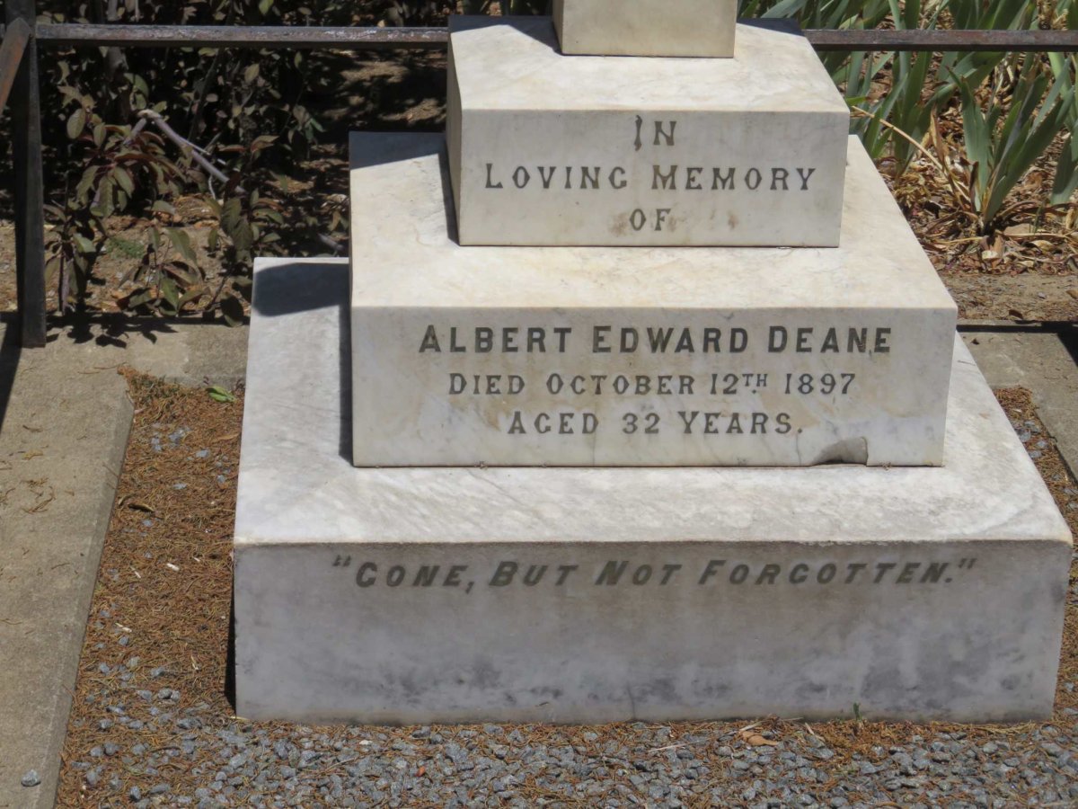 DEANE Albert Edward -1897