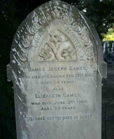 GAMES James Joseph -1889 &amp; Elizabeth -1900