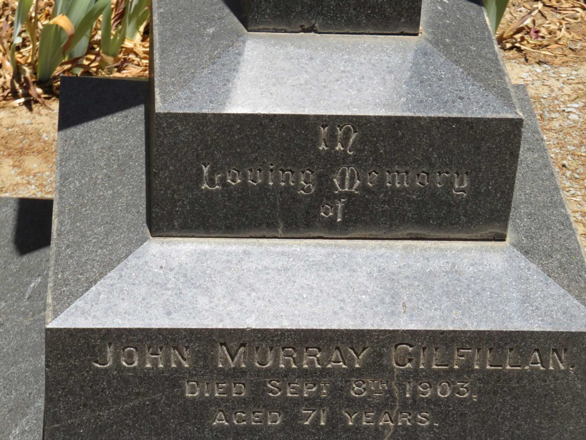 GILFILLAN John Murray -1903