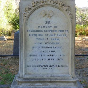 PHILPS Frederick Stephen 1819-1871