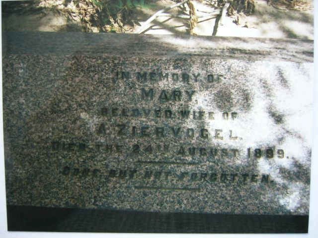 ZIERVOGEL Mary -1899